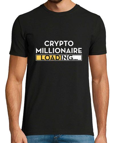 Camiseta Hombre Manga Corta Crypto Millionaire Loading BTC ETH laTostadora - latostadora.com - Modalova