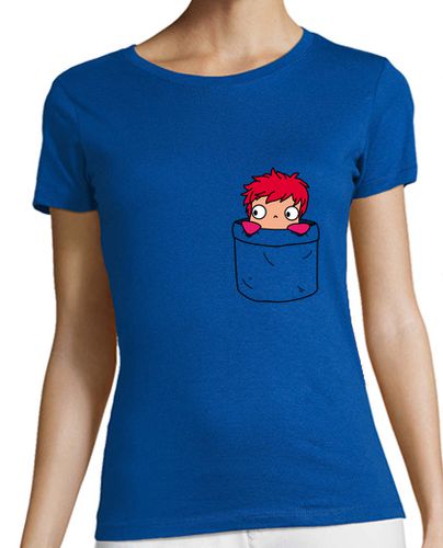 Camiseta mujer Ponyo in a pocket chica - latostadora.com - Modalova