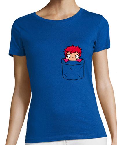 Camiseta mujer Ponyo in a pocket chica laTostadora - latostadora.com - Modalova