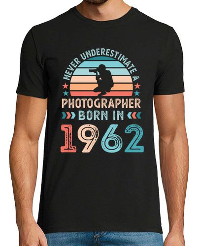 Camiseta fotógrafo nacido en 1962 60 cumpleaños - latostadora.com - Modalova