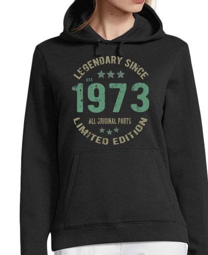 Sudadera Con Capucha Para Mujer 1973 cumpleaños vintage laTostadora - latostadora.com - Modalova