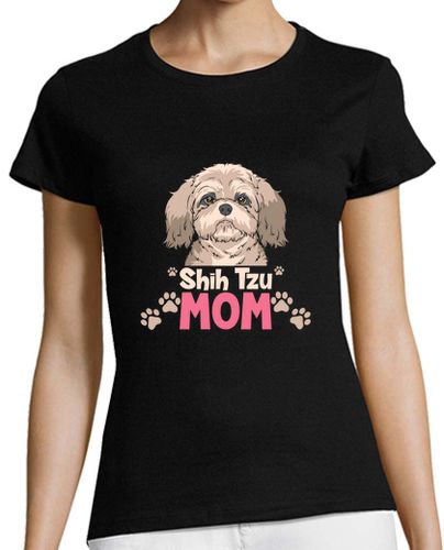 Camiseta mujer Shih Tzu Shih Tzu Mom - latostadora.com - Modalova