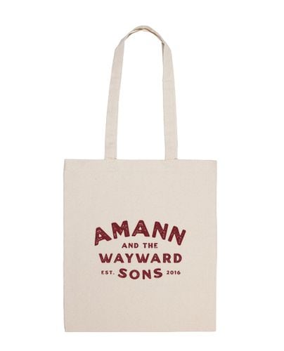 Bolsa Logo AMANN label granate Bolsa de tela, color natural laTostadora - latostadora.com - Modalova