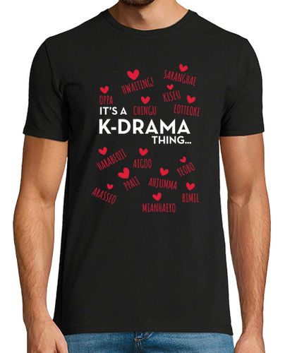 Camiseta es una cosa de kdrama gráfico de palabras coreanas - latostadora.com - Modalova