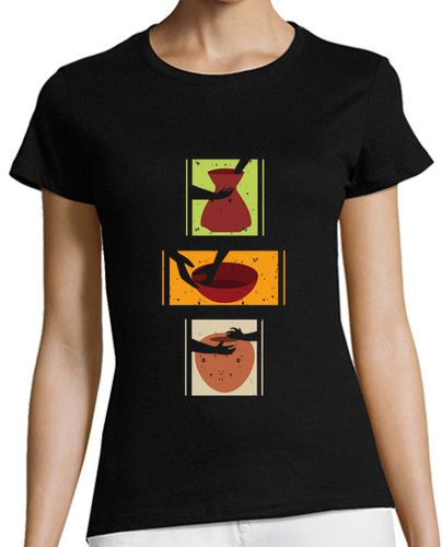 Camiseta mujer amante de la cerámica del horno retro d - latostadora.com - Modalova