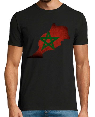 Camiseta bandera del mapa de marruecos - latostadora.com - Modalova