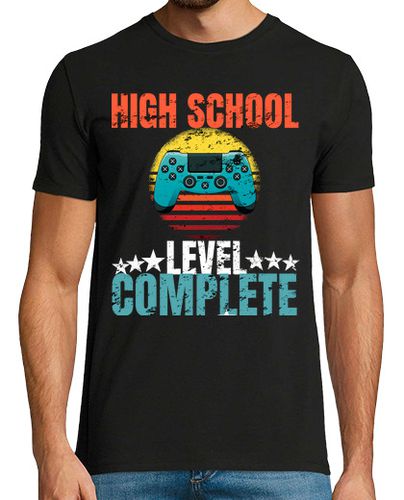 Camiseta Hombre Manga Corta Nivel de secundaria completo al atardec laTostadora - latostadora.com - Modalova