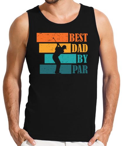 Camiseta Hombre Sin Mangas mejor papá por par papa jugando al golf laTostadora - latostadora.com - Modalova