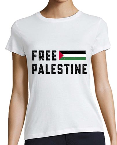 Camiseta mujer Palestina libre gaza bandera árabe libe - latostadora.com - Modalova
