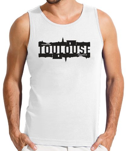 Camiseta Hombre Sin Mangas paisaje urbano de la ciudad de toulouse laTostadora - latostadora.com - Modalova