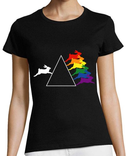 Camiseta mujer Prisma conejos colores lgbt - latostadora.com - Modalova