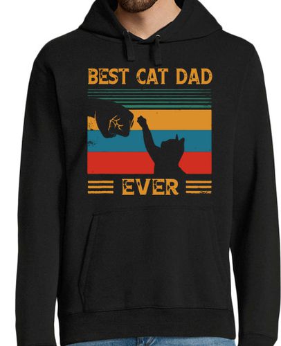 Sudadera Con Capucha Para Hombre el mejor papá gato laTostadora - latostadora.com - Modalova