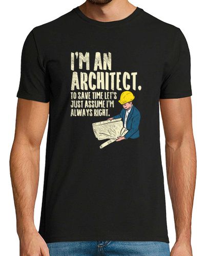 Camiseta Hombre Manga Corta Architect Im an Architect laTostadora - latostadora.com - Modalova