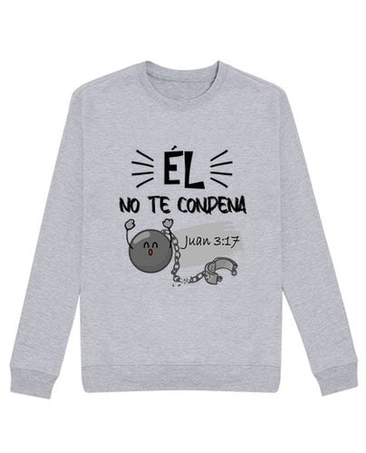 Sudadera Sin Capucha Unisex Él no te condena laTostadora - latostadora.com - Modalova