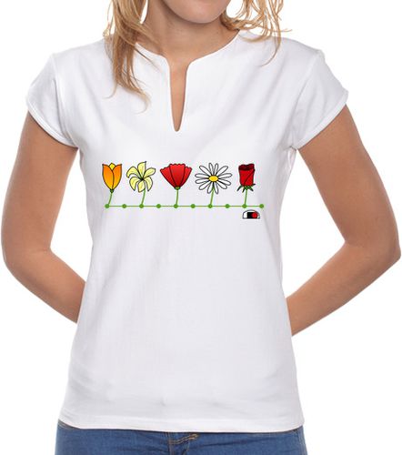 Camiseta mujer Con flores a maría 2 - latostadora.com - Modalova