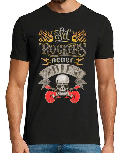 Camiseta Old rockers never die - latostadora.com - Modalova