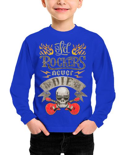 Camiseta niños Old rockers never die laTostadora - latostadora.com - Modalova