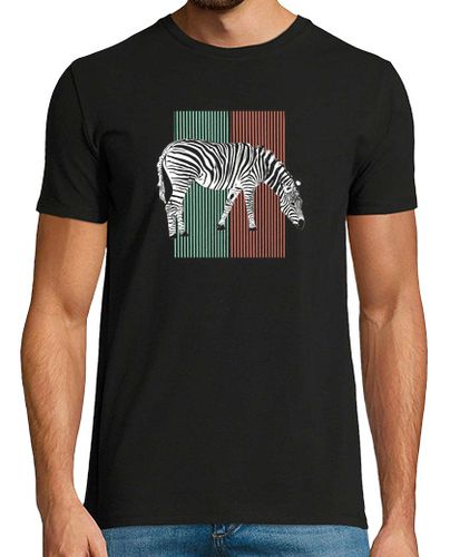 Camiseta Zebra Animal Retro Vintage laTostadora - latostadora.com - Modalova