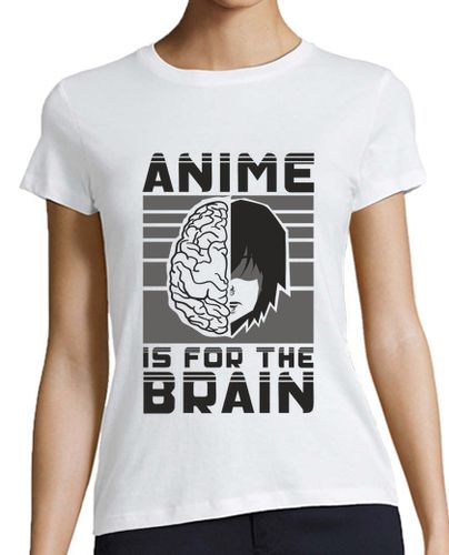 Camiseta mujer el anime es para el cerebro - latostadora.com - Modalova