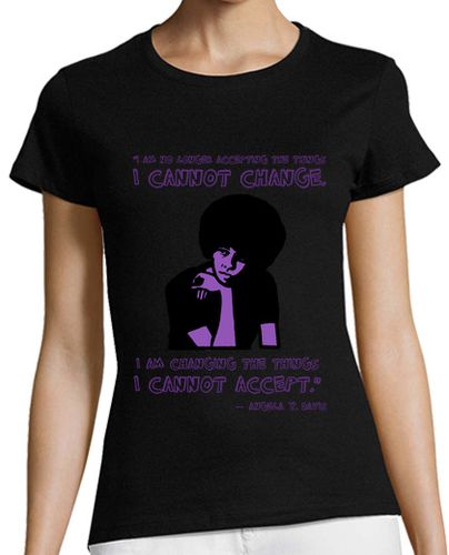 Camiseta mujer Angela Davis - latostadora.com - Modalova