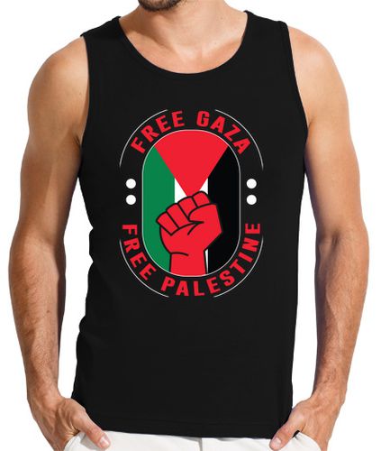 Camiseta Hombre Sin Mangas libre gaza palestina libre laTostadora - latostadora.com - Modalova