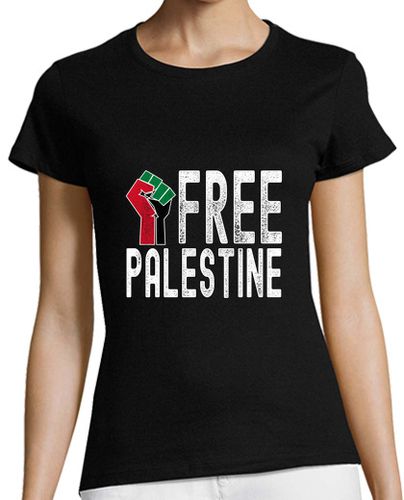 Camiseta mujer Palestina libre vendimia - latostadora.com - Modalova