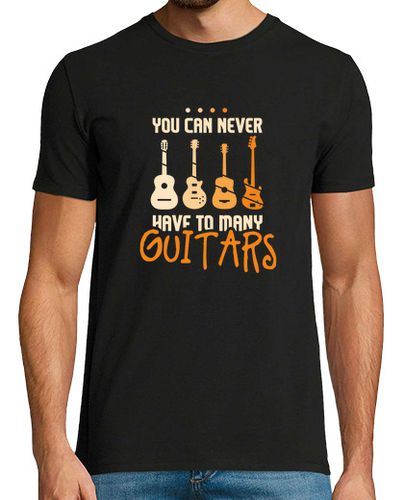 Camiseta Hombre Manga Corta nunca puedes tener demasiadas guitarras laTostadora - latostadora.com - Modalova