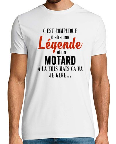 Camiseta Hombre Manga Corta idea de motocicleta de regalo de motoci laTostadora - latostadora.com - Modalova