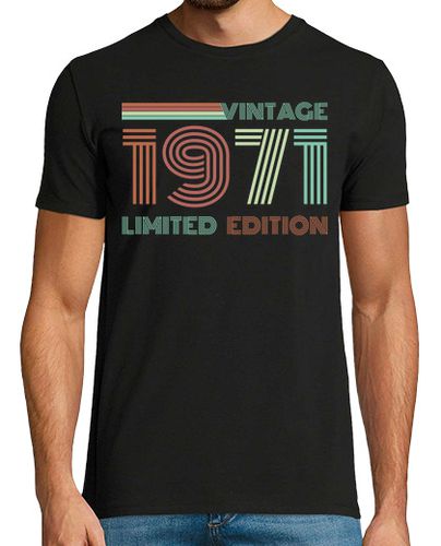 Camiseta Hombre Manga Corta 1971 año de nacimiento cumpleaños nacim laTostadora - latostadora.com - Modalova