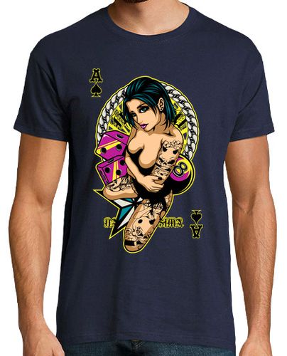 Camiseta Tattooed Game Pin-Up Chica V2 - latostadora.com - Modalova