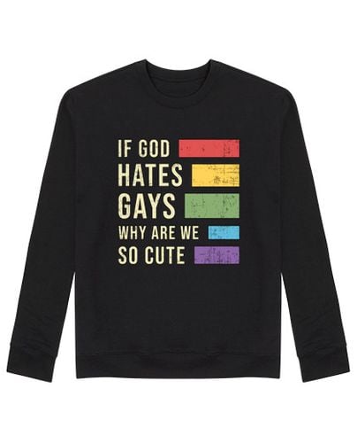 Sudadera Sin Capucha Unisex orgullo gay por qué somos tan lindos lg laTostadora - latostadora.com - Modalova