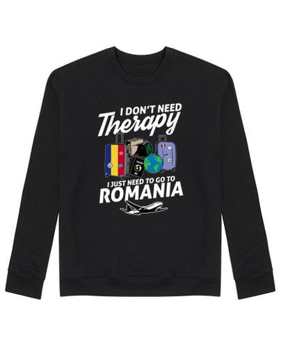 Sudadera Sin Capucha Unisex bandera de rumania i recuerdos rumanos laTostadora - latostadora.com - Modalova