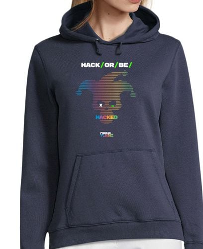 Sudadera Con Capucha Para Mujer Sudadera de mujer con capucha de Mara Turing. Hack or Be Hacked laTostadora - latostadora.com - Modalova