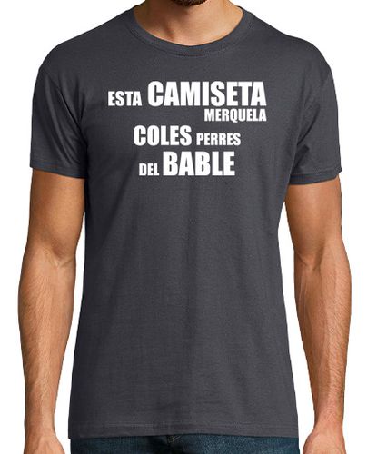 Camiseta Hombre Manga Corta Home, bable. Manga corta, gris ratón, calidad extra laTostadora - latostadora.com - Modalova