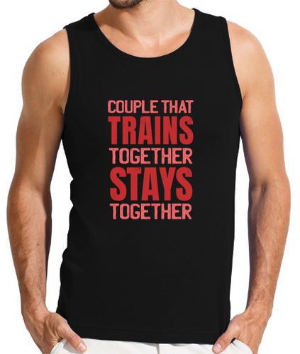 Camiseta Hombre Sin Mangas pareja que entrena juntos tren deportiv laTostadora - latostadora.com - Modalova