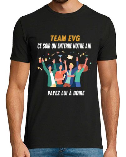 Camiseta El equipo de evg le paga para beber la - latostadora.com - Modalova