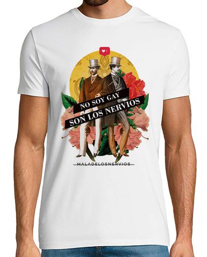 Camiseta No soy Gay, Son los Nervios - latostadora.com - Modalova