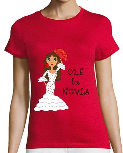 Camiseta mujer Ole la novia - latostadora.com - Modalova
