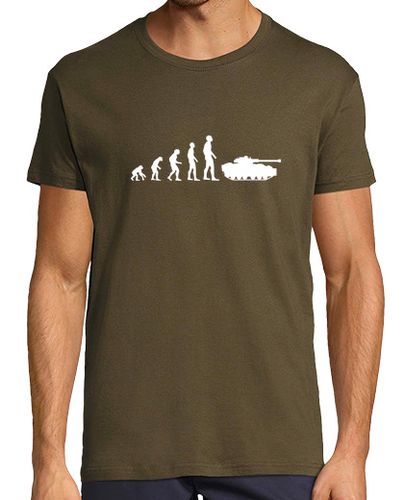 Camiseta evolución tanque humor tanque guerra - latostadora.com - Modalova