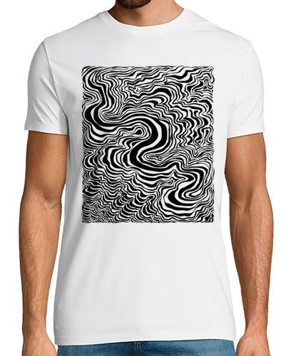 Camiseta Líneas fluidas surrealistas - latostadora.com - Modalova