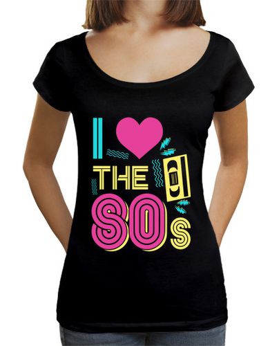 Camiseta mujer me encantan los 80 cassette de música r laTostadora - latostadora.com - Modalova