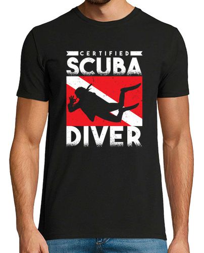 Camiseta Scuba Diver Certified Scuba Diver - latostadora.com - Modalova