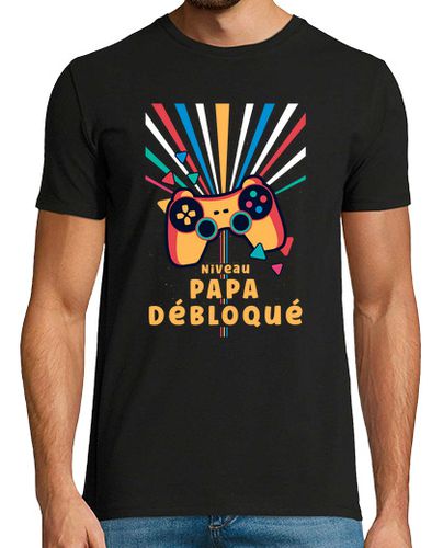 Camiseta Hombre Manga Corta El nivel de papá desbloquea el anuncio laTostadora - latostadora.com - Modalova