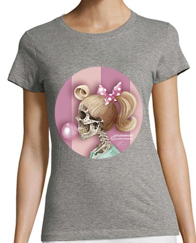 Camiseta mujer Pin Up Skull Gum laTostadora - latostadora.com - Modalova