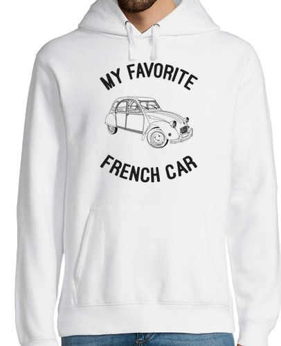 Sudadera Con Capucha Para Hombre My favorite french car - 2cv laTostadora - latostadora.com - Modalova