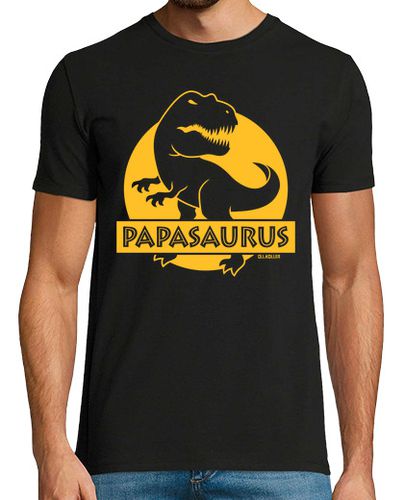 Camiseta papasaurus - mejor papá - papá - dorado - latostadora.com - Modalova