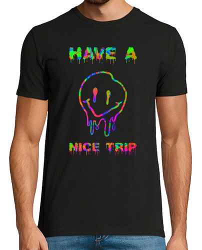 Camiseta que tengas un buen viaje techno raver - latostadora.com - Modalova