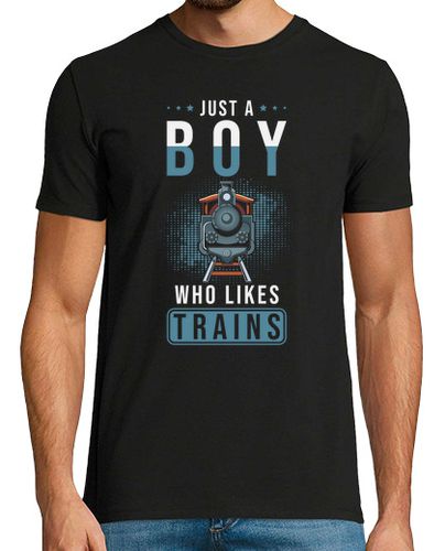 Camiseta Hombre Manga Corta trenes tren modelo de ferrocarril tren laTostadora - latostadora.com - Modalova