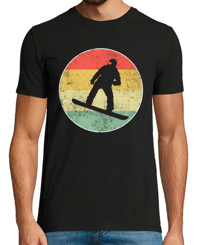 Camiseta snowboarder invierno esquí retro - latostadora.com - Modalova