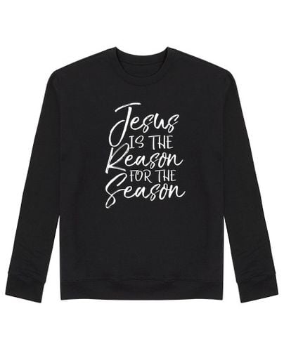 Sudadera Sin Capucha Unisex Jesús es la razón de la temporada laTostadora - latostadora.com - Modalova